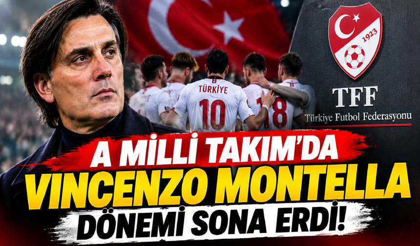 A Milli Takım'da Montella dönemi sona