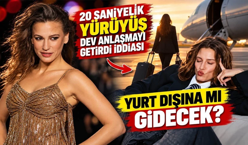 Podyumda yürümesi yetti!