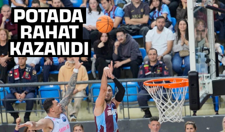 Trabzonspor Basketbol, Sabah BK karşısında farklı galibiyete imza attı!