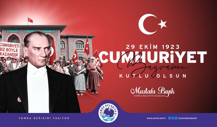 BAŞKAN BIYIK’TAN DUYGULANDIRAN 29 EKİM MESAJI