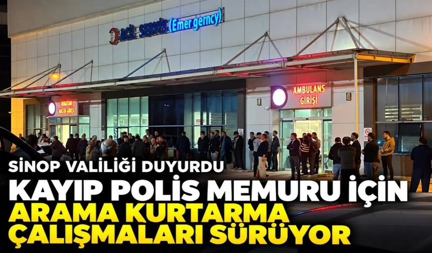 Çok sayıda ekip çalışmaya katılıyor! Kayıp polis aranıyor