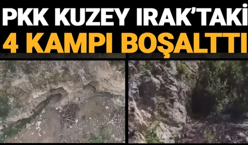 PKK, Kuzey Irak'taki 4 kampı boşalttı