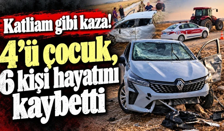 Katliam gibi kaza! 4’ü çocuk, 6 kişi hayatını kaybetti