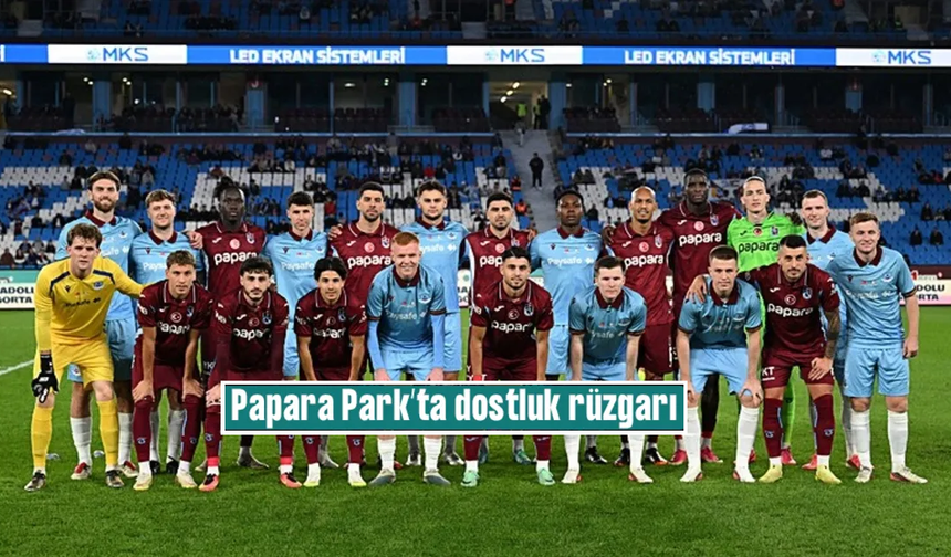 Trabzonspor dostluk maçında Drogheda United'a mağlup oldu