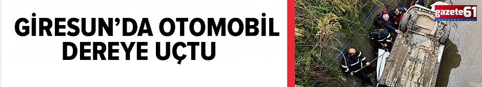 Giresun'da korkunç kaza! 3 can kaybı var!