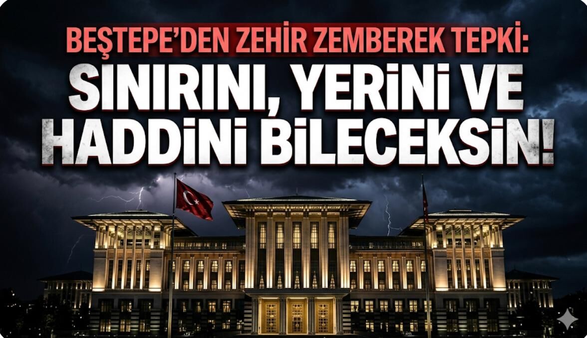 Beştepe’den Ahmet Türk’e zehir zemberek tepki! "Sınırını, yerini ve haddini bileceksin"