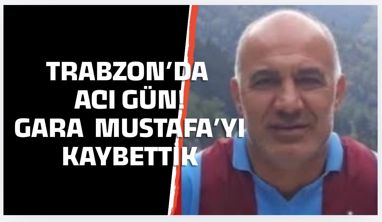 Trabzon'da acı kayıp
