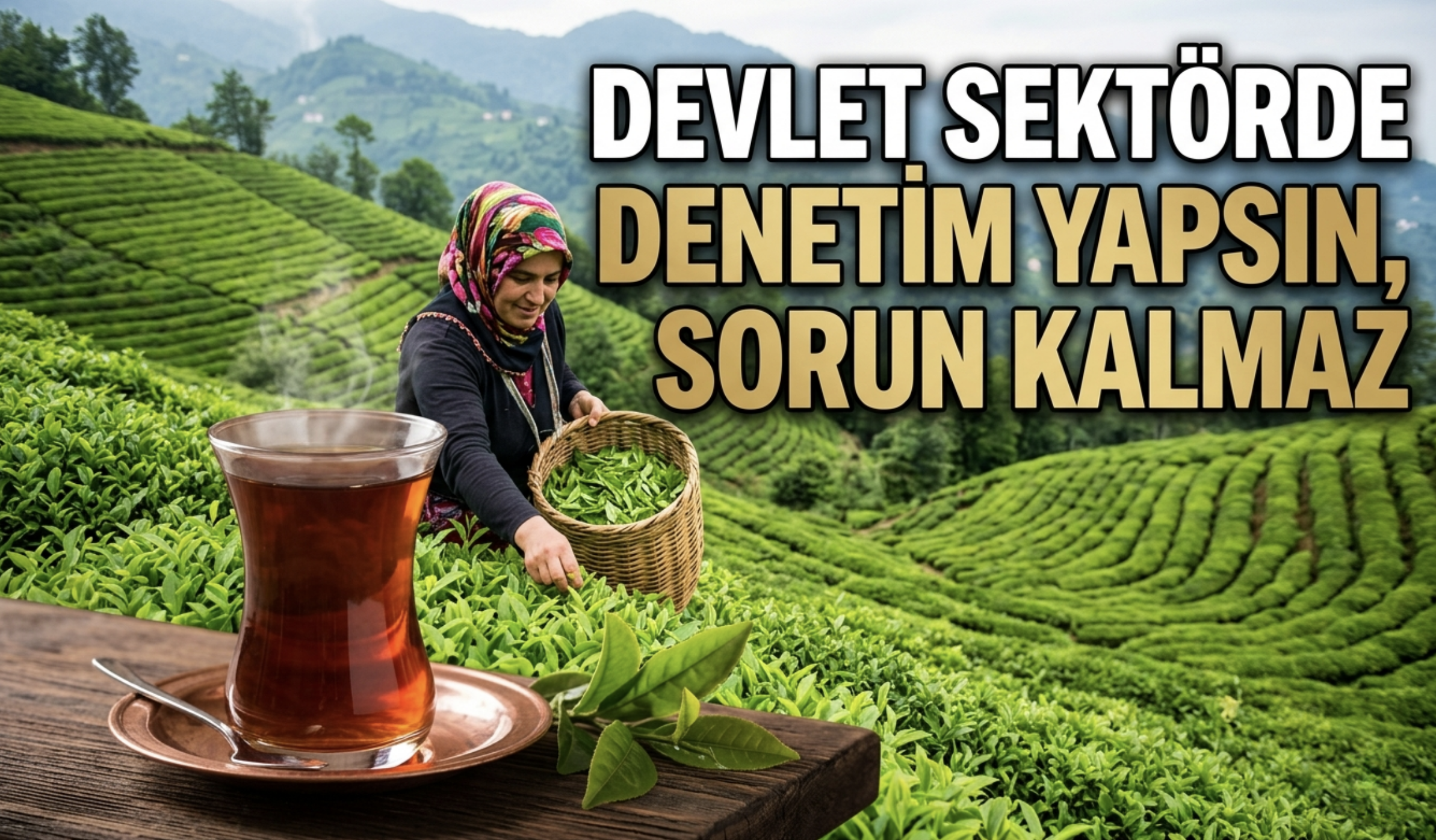 Devlet sektörde denetim yapsın, sorun kalmaz