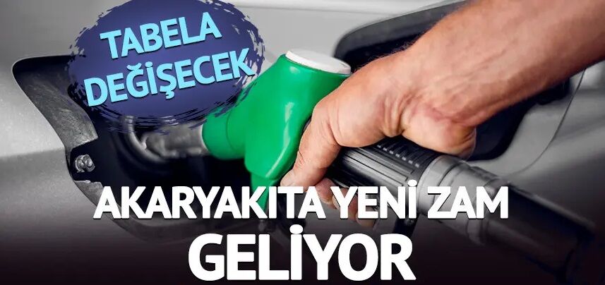 Akaryakıta yeni zam geliyor