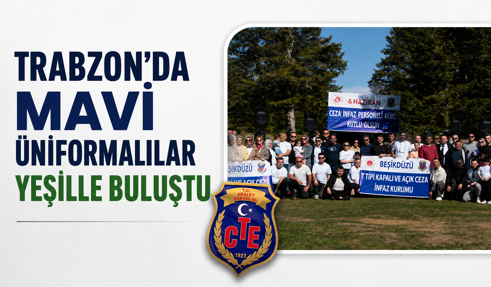 Trabzon'da Mavi Üniformalılar Yeşille Buluştu