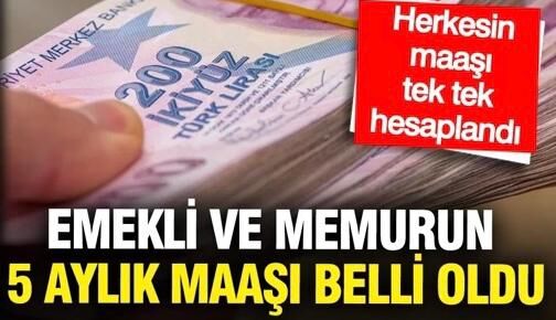Emekli ve Memur Maaş Zammında Kritik Hesap: 5 Aylık Enflasyon Farkı Netleşti