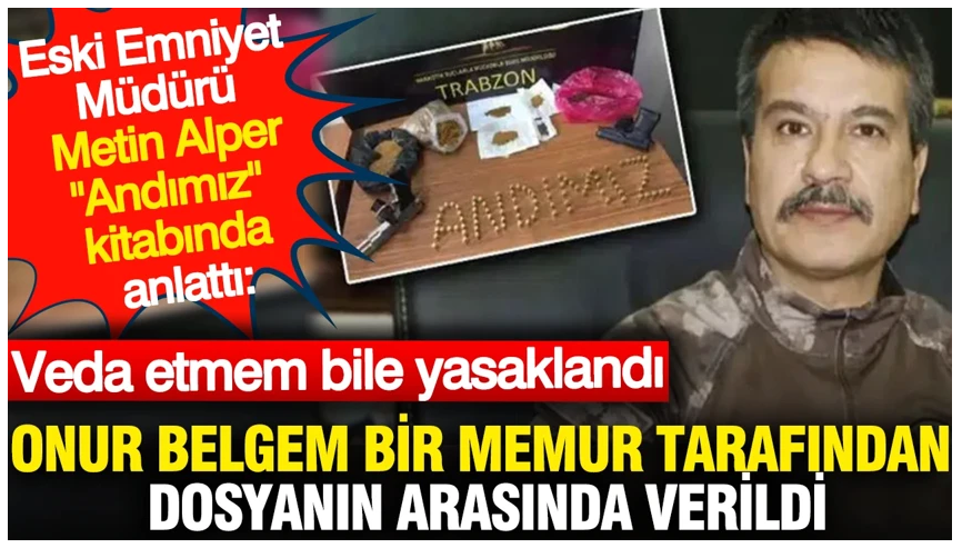 Metin Alper anlattı: "Onur belgem bir memur tarafından dosyanın arasında verildi"