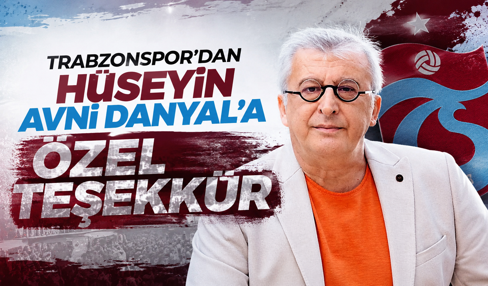 Trabzonspor'dan Hüseyin Avni Danyal'a özel teşekkür