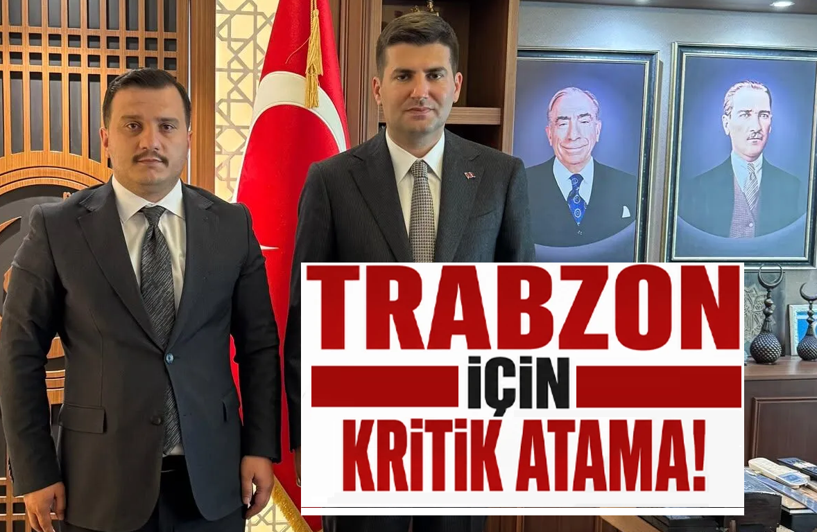 Trabzon’da seçim öncesi dikkat çeken atama!