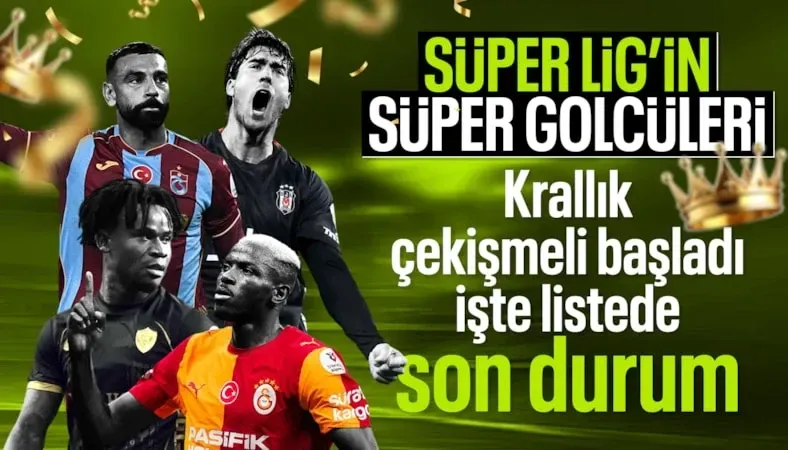 Süper Lig’de gol krallığı yarışı alev alev! Vedat Muriqi zirveyi karıştırdı...