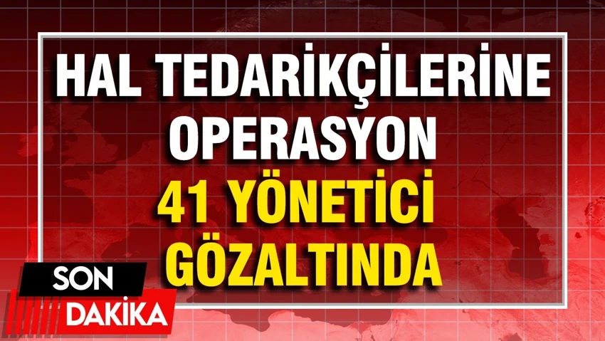 Fahiş fiyat operasyonu: 41 firmanın 41 yöneticisi hakkında gözaltı kararı