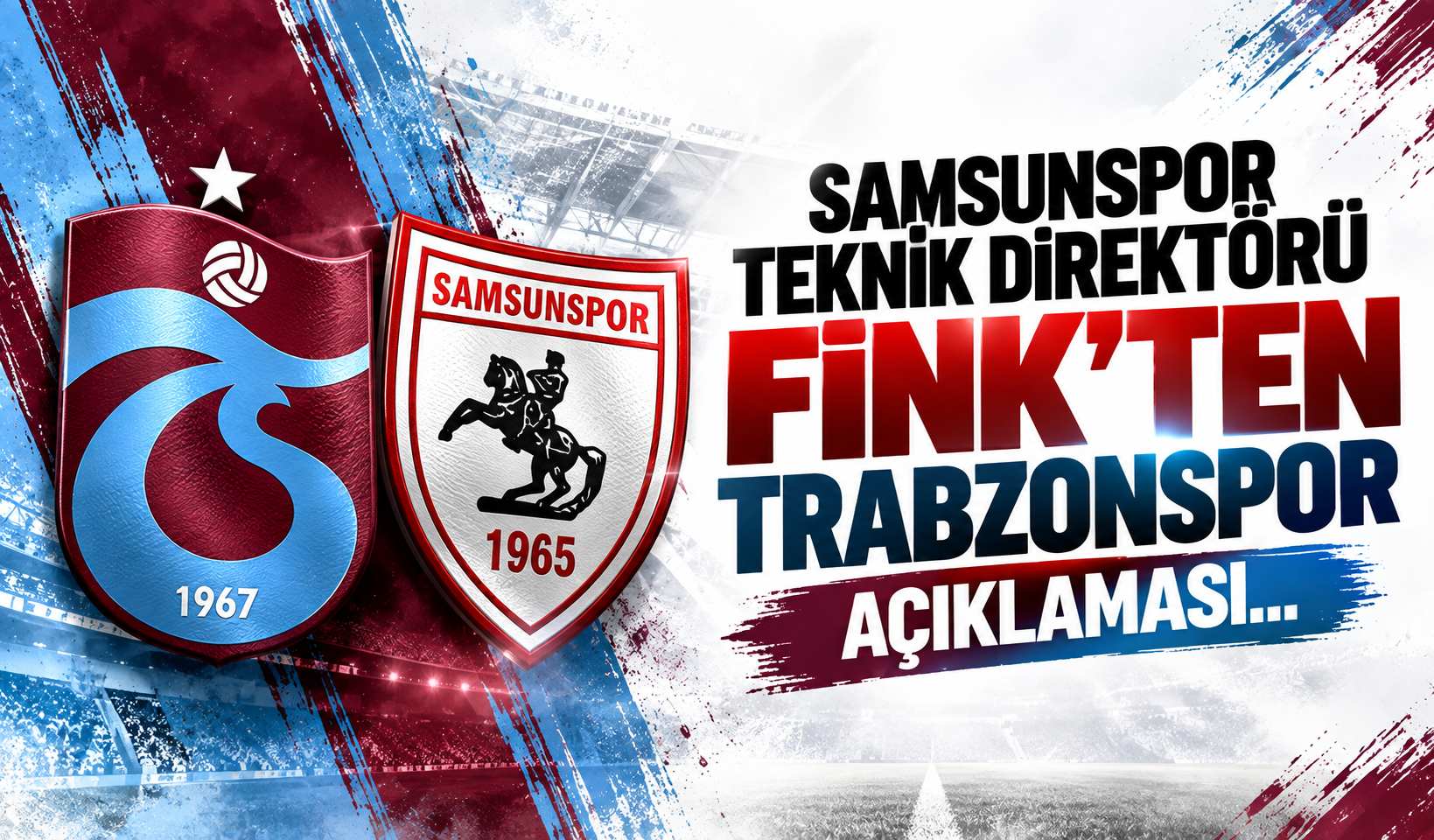 Samsunspor Teknik Direktörü Fink’ten Trabzonspor açıklaması...