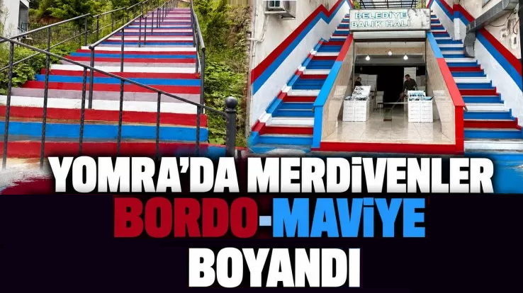 Trabzonspor sevgisi Yomra'da sokaklara taştı!