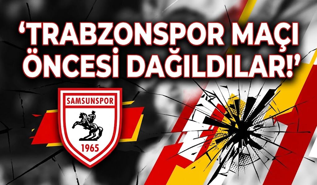 Trabzonspor maçı öncesi dağıldılar!