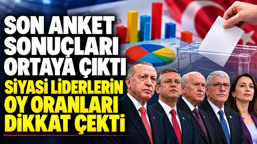 Son anket açıklandı! Erdoğan ve Özel arasındaki fark dikkat çekti