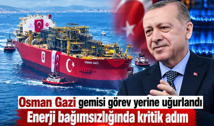 Osman Gazi görev yerine uğurlandı!