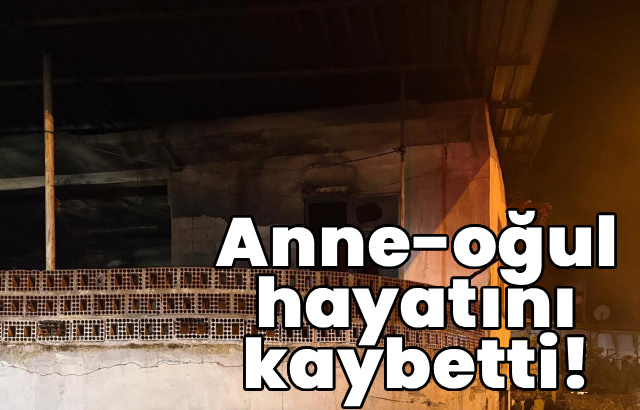 Ev yangınında çifte acı!