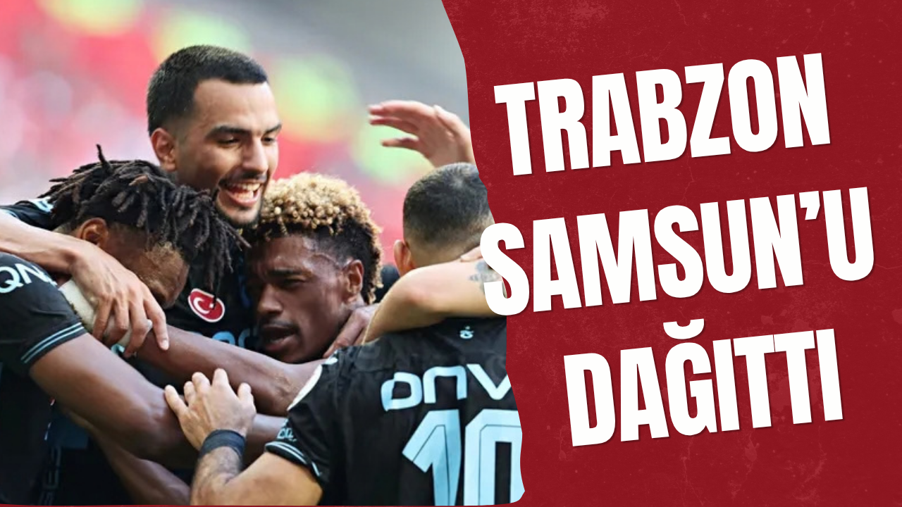 Karadeniz derbisinde gülen taraf Trabzonspor!