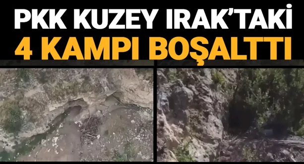 PKK, Kuzey Irak'taki 4 kampı boşalttı