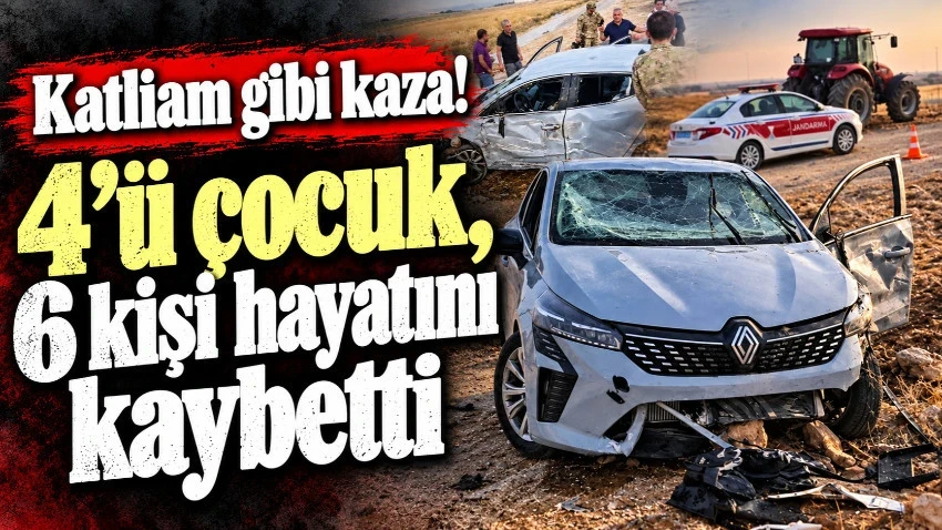 Katliam gibi kaza! 4’ü çocuk, 6 kişi hayatını kaybetti